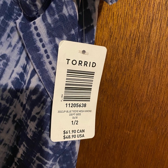 NWT Torrid Kimono - Picture 3 of 3